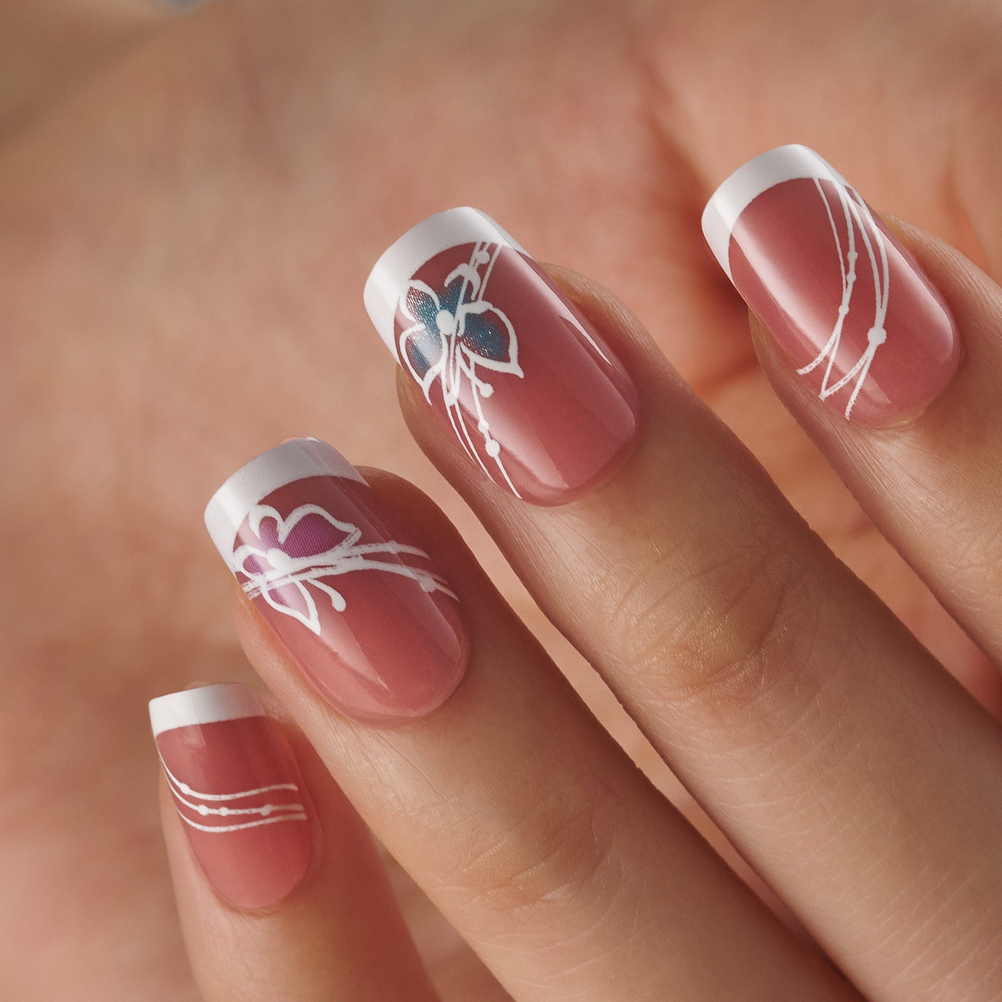 15 Sizes-30 Pcs Acrylic Press On Nails X0045FDAI1