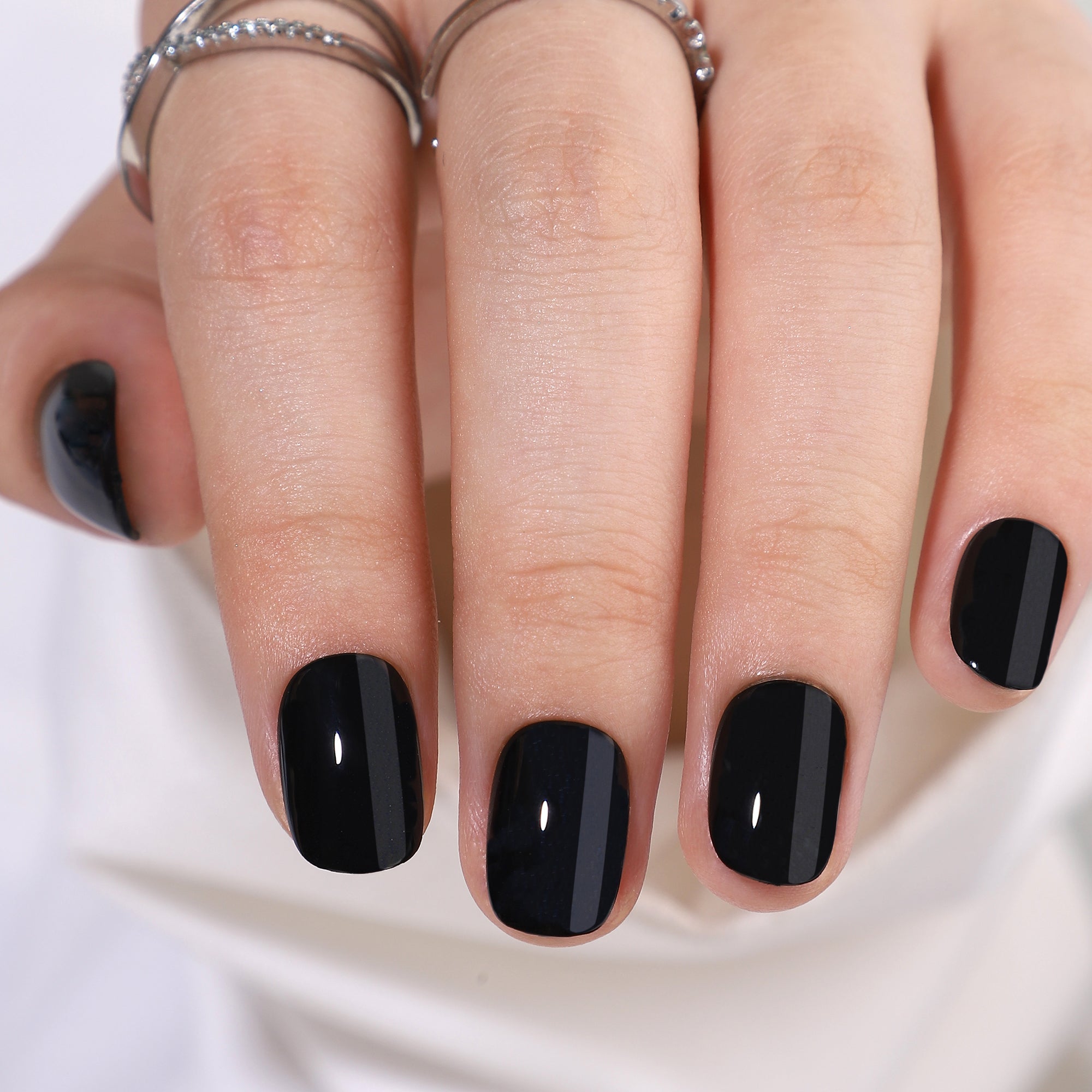 Gel Press On Nails 16 Sizes-32 Pcs Kit H001 SH-4