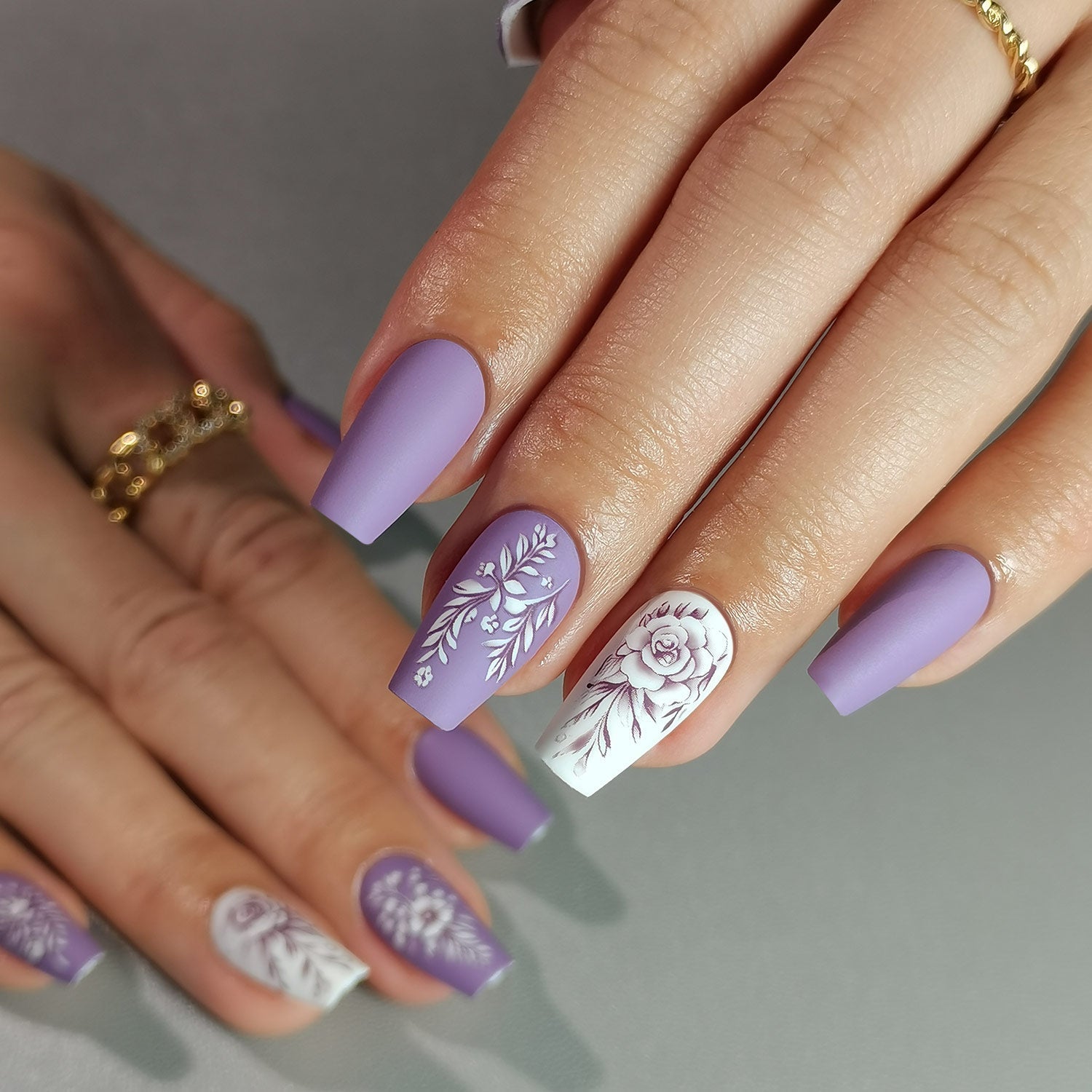 Gel Press On Nails 16 Sizes-32 Pcs Kit X004LBSWWN