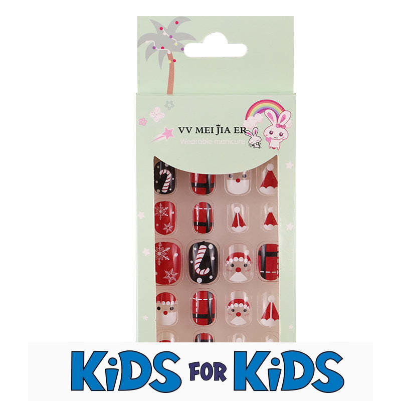 Weekly deals Mini Press On Nails For Kids 24 Pcs KPN6-003