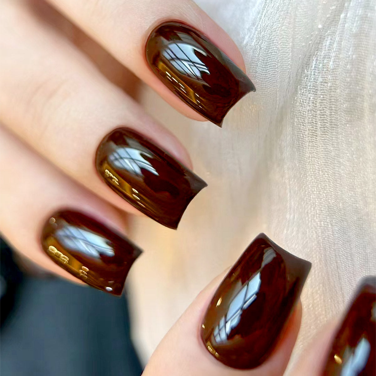 15 Sizes-30 Pcs Acrylic Press On Nails A066M-5