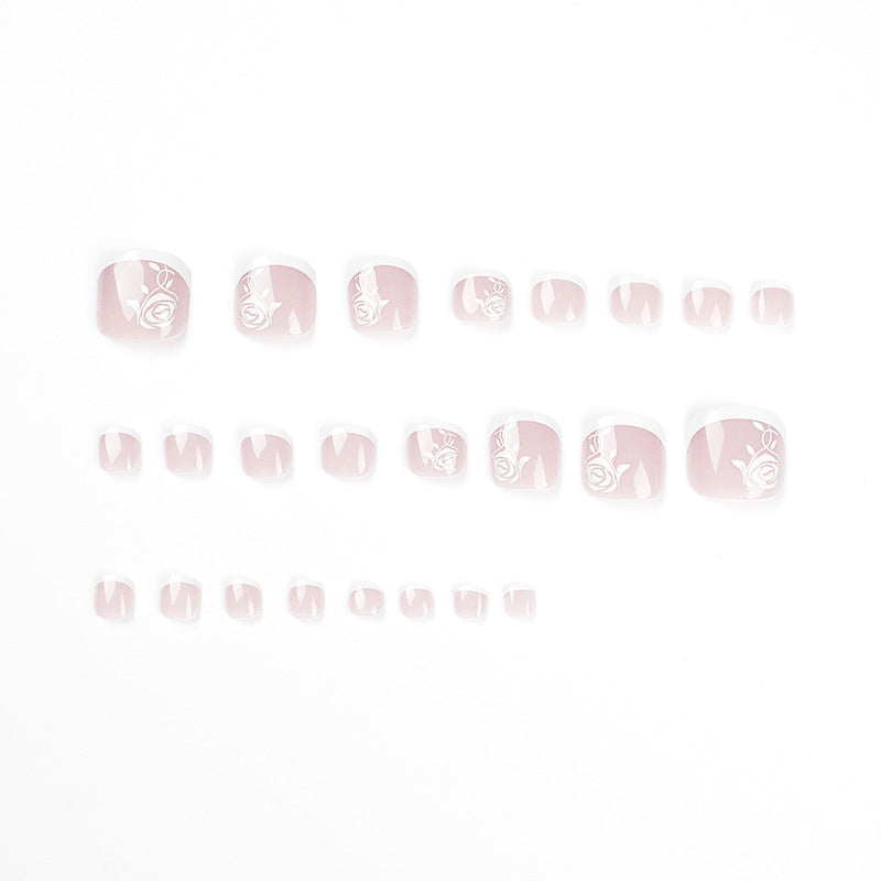 32 Pcs-16 Sizes Kit Press On Toe nails X004Q1O3XF