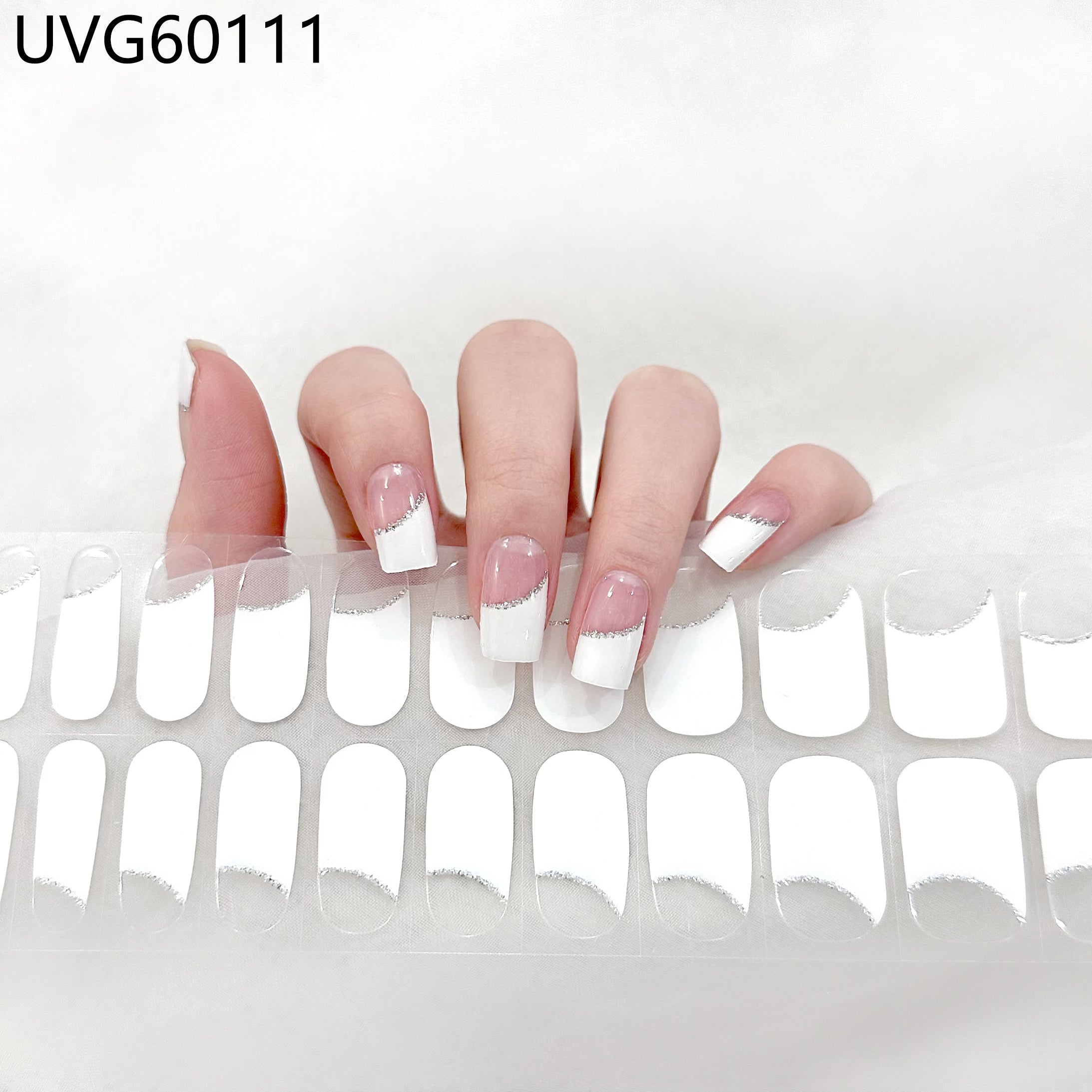 French white silver wire- UVG60111